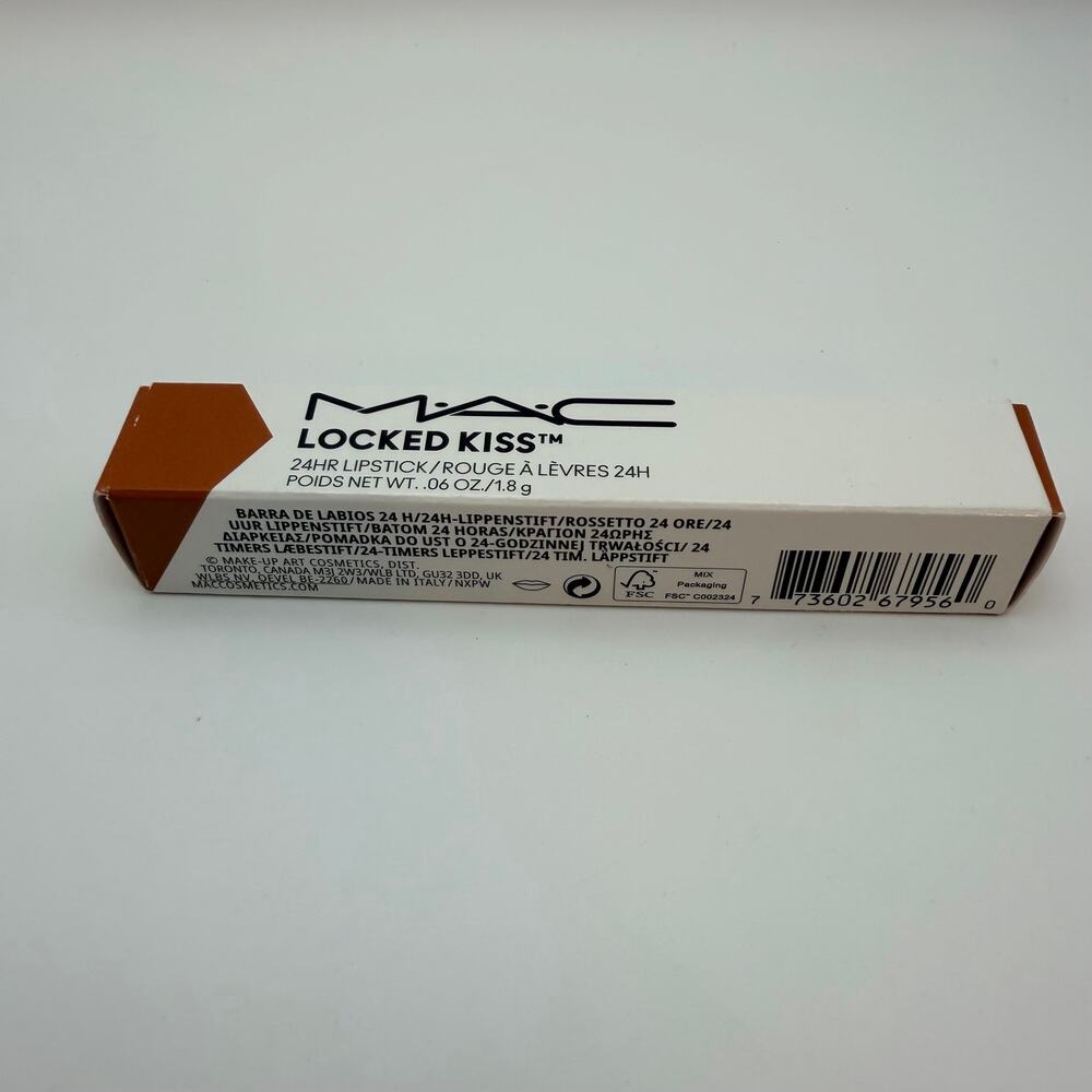 MAC Locked Kiss 24HR Lipstick Indulgent Full Size - Picture 4 of 6